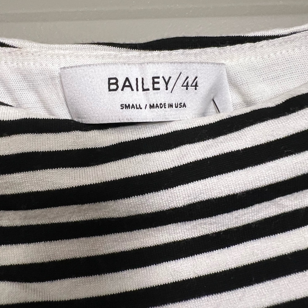 NWT Anthropologie Bailey 44 Annabeth Black Striped Column Dress Size S - Picture 3 of 7